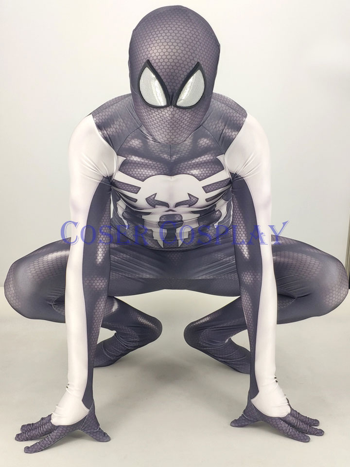 2019 Frank Castle Punisher Spiderman Kids Cosplay Costume 0828
